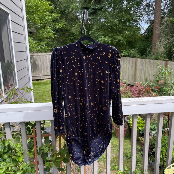 Samantha Pleet Celestial Velvet Body Suit - Picture 5 of 16